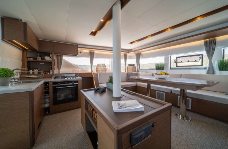 Main Salon Integrated Galley And Seating