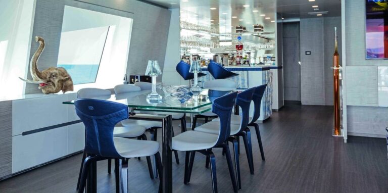 Formal Dining On Bridge Deck
