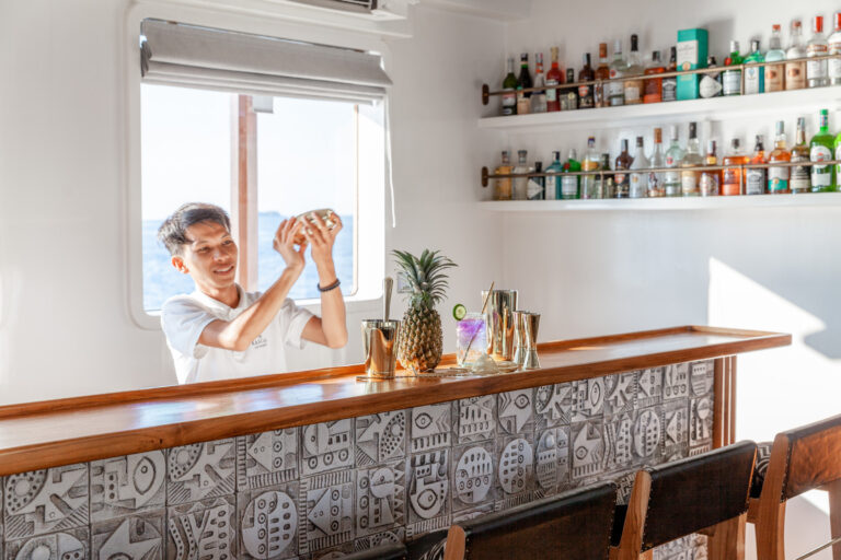Mixologist At The Bar