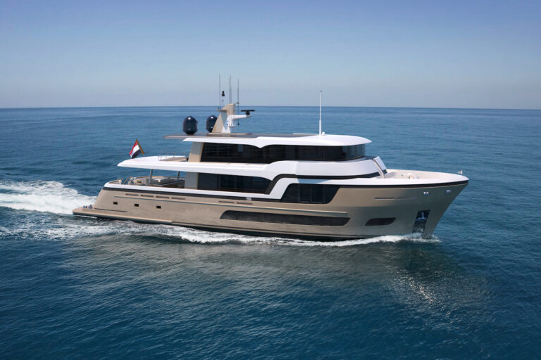 34m Eplorer Superyacht LADY LENA - Rendering