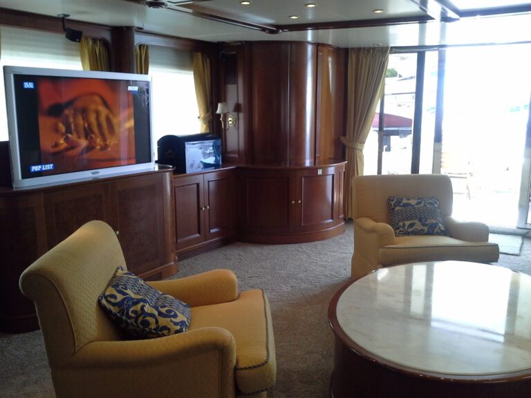 Inside Aboard Yacht INOUIS