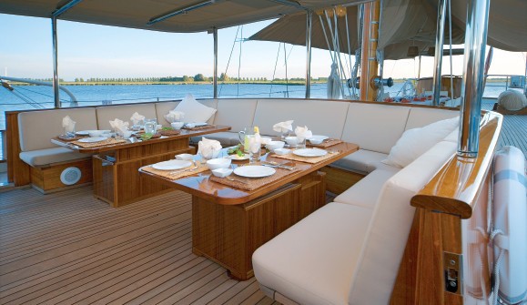 External Sitting Aboard Yacht TIZIANA