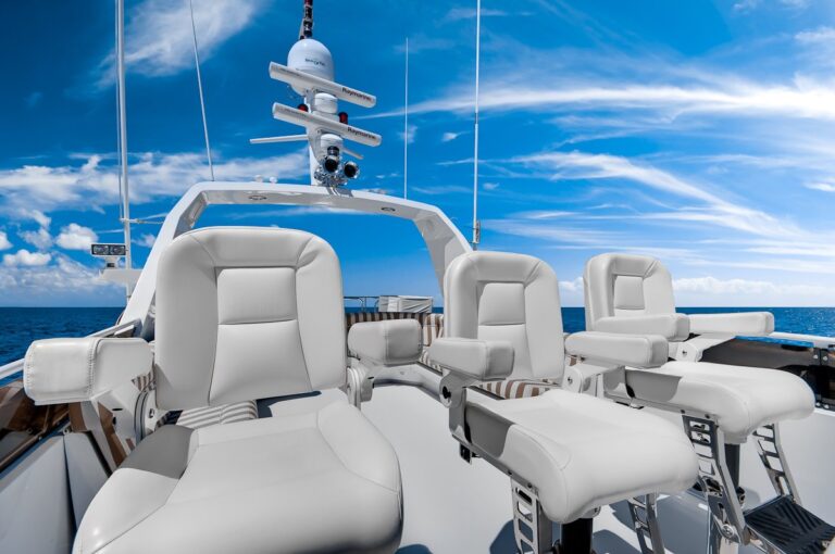 Fly-bridge Sitting On Board Yacht ANDIAMO