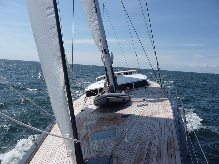Deck Aspect On Board Yacht CINDERELLA IV
