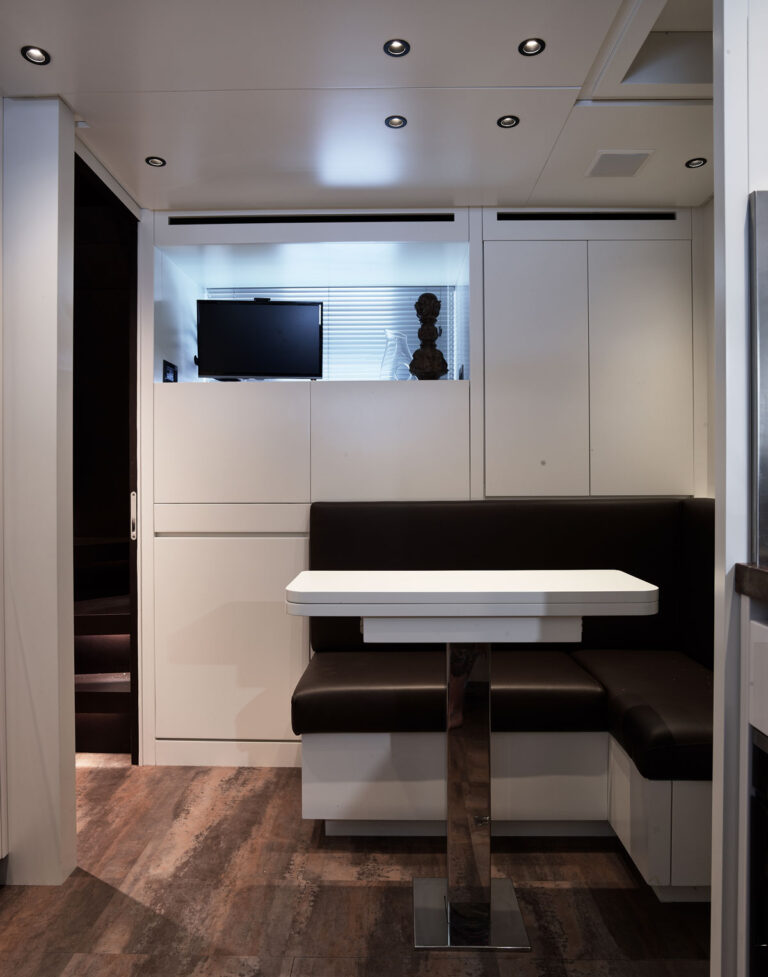 Lower deck galley