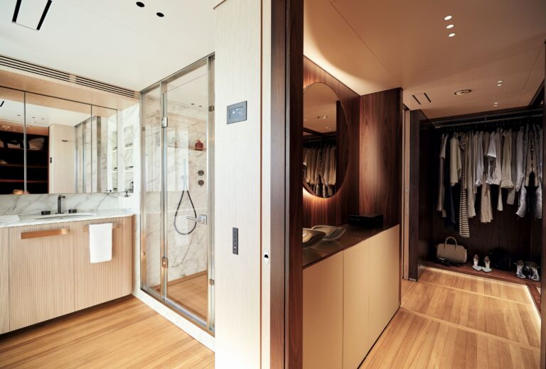 Luxury bathroom and dressing room