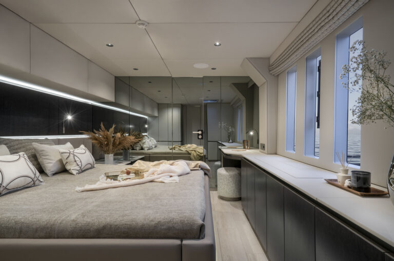 Generous stylish cabins