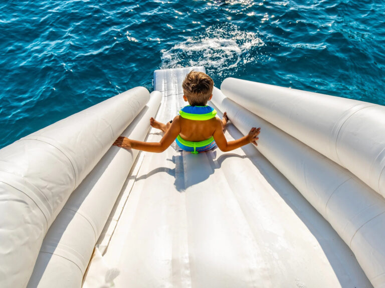 Fun On The Water Slide