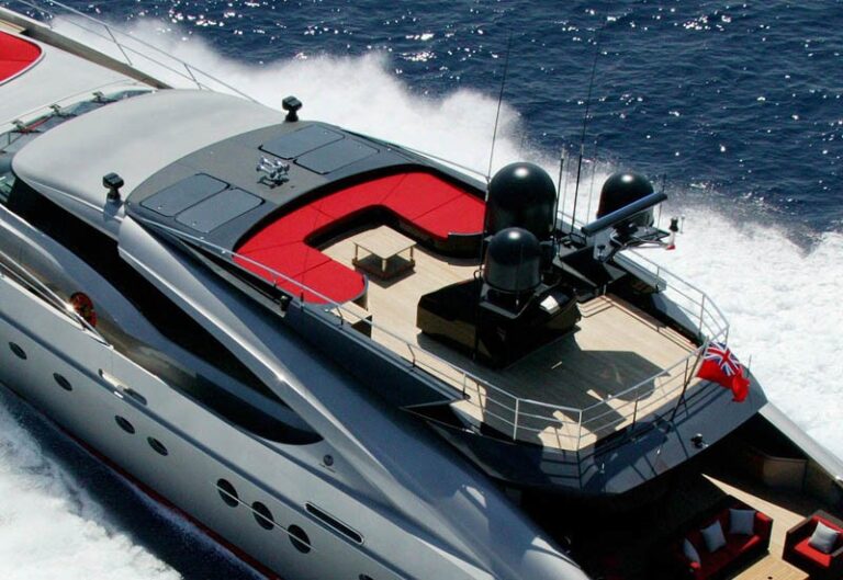Above On Board Yacht DRAGON