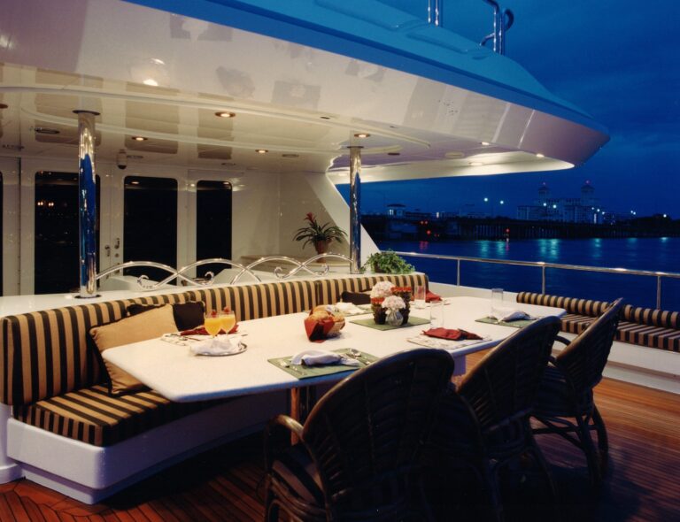 Top Aft Deck Aboard Yacht LAGNIAPPE
