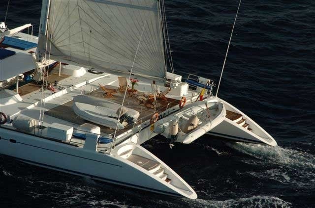 Aft Aspect On Board Yacht DOUCE FRANCE