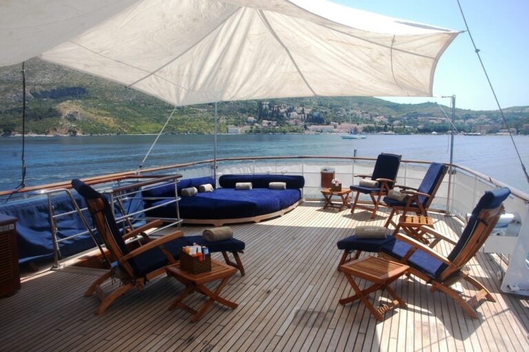 Sun Deck Sitting On Yacht ISTROS