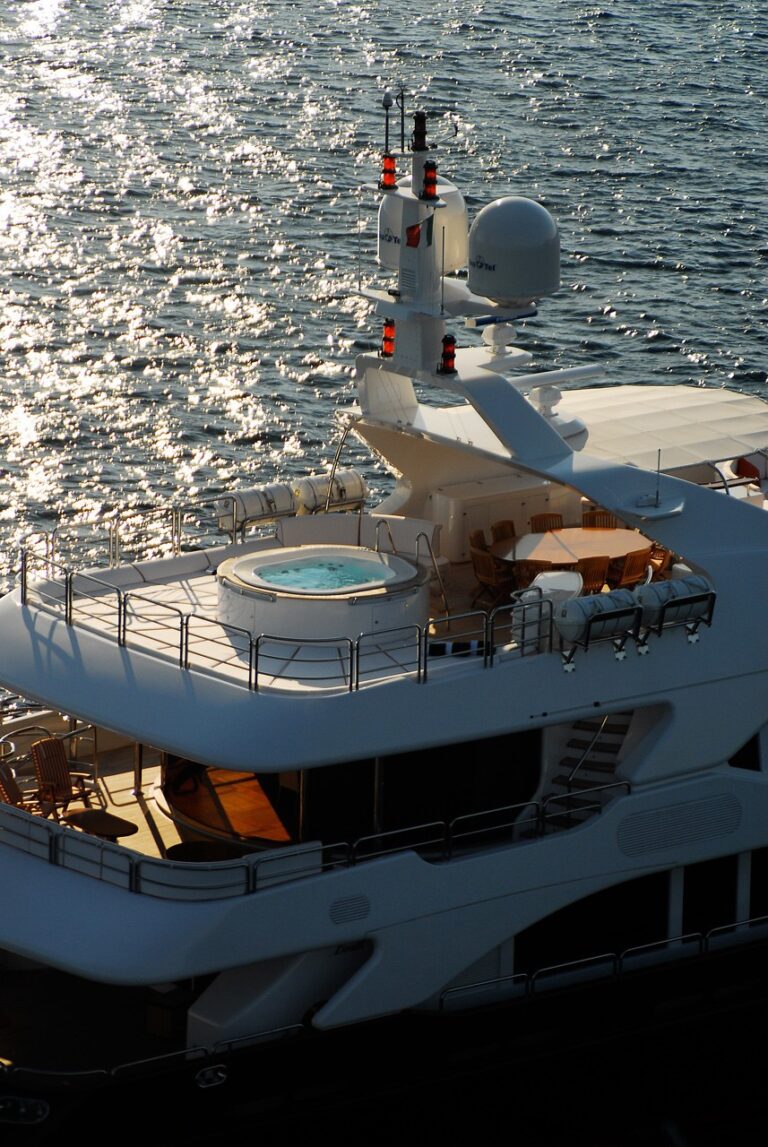Decks: Yacht BLUE VISION's From Above Aspect Pictured