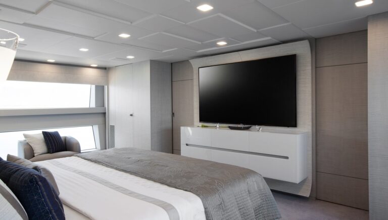 The 43m Yacht H - Master stateroom