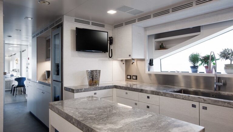 The 43m Yacht H - Galley