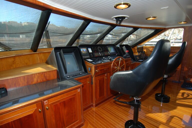 Pilot House Aboard Yacht LADY J
