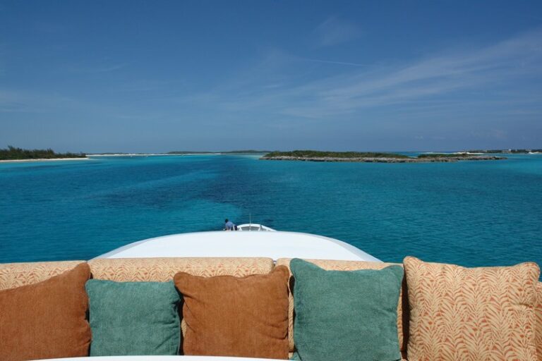 Fly-bridge Aspect On Board Yacht AT LAST