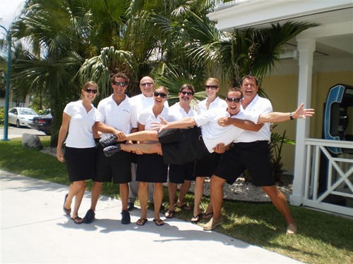 Crewmember's On Board Yacht AT LAST