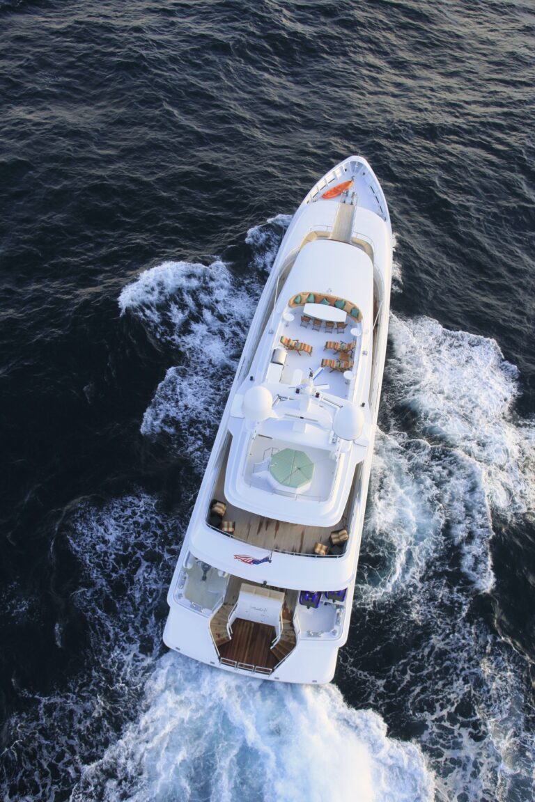 Above Aboard Yacht AT LAST