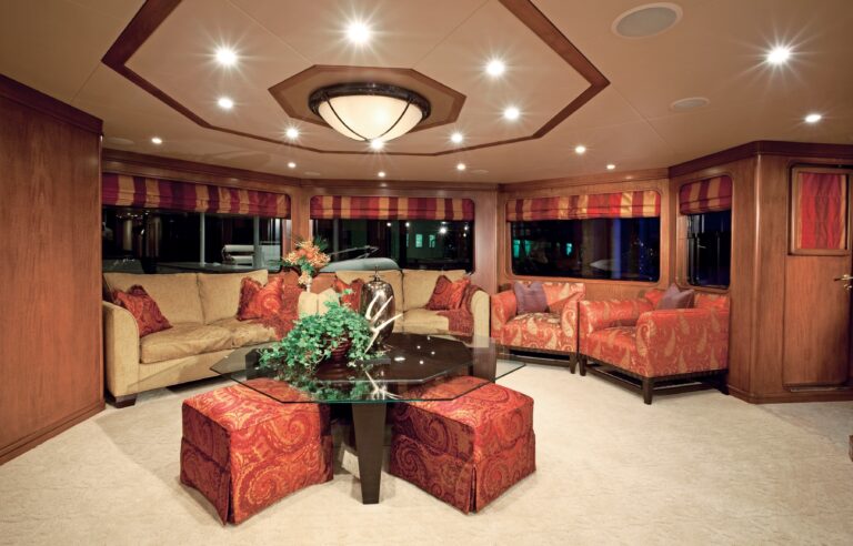 Saloon Aboard Yacht AT LAST