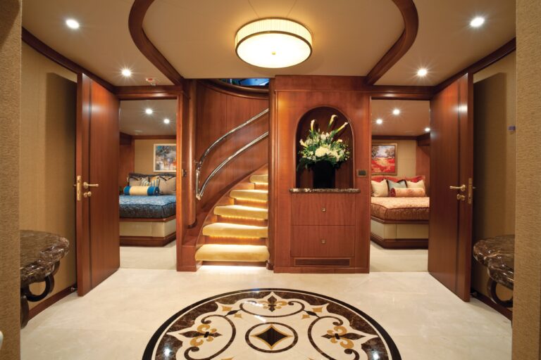 Guest's Lobby On Board Yacht AT LAST