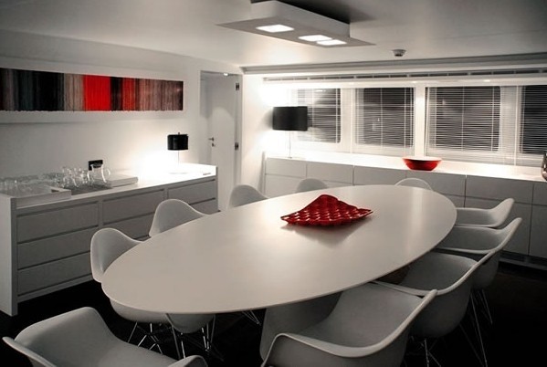 Eating/dining Saloon Aboard Yacht BERZINC