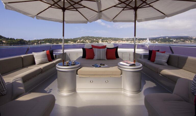 Umbrella: Yacht SILVER DREAM's Sun Deck Image