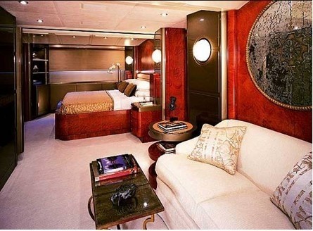 Sitting: Yacht SILVER DREAM's Main Master Cabin Pictured