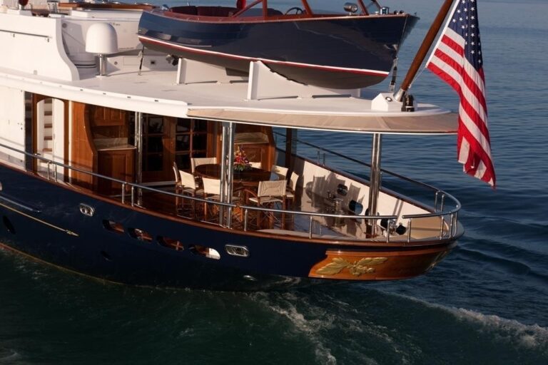 Aft Aspect On Yacht SYCARA IV