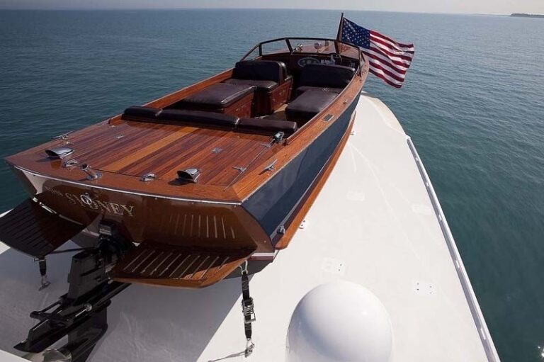 Ship's Tender On Yacht SYCARA IV