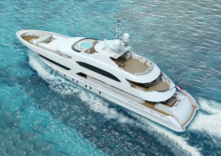 Artist Rendering On Board Yacht ASYA