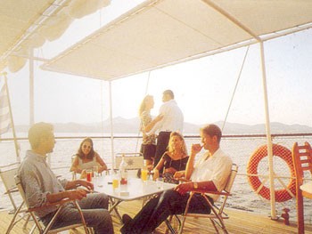 Deck Sitting On Yacht SEA CROWN