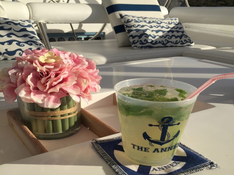 Cocktails aboard THE ANNEX