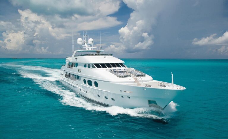 Forward Aspect: Yacht LADY JOY's Cruising Pictured