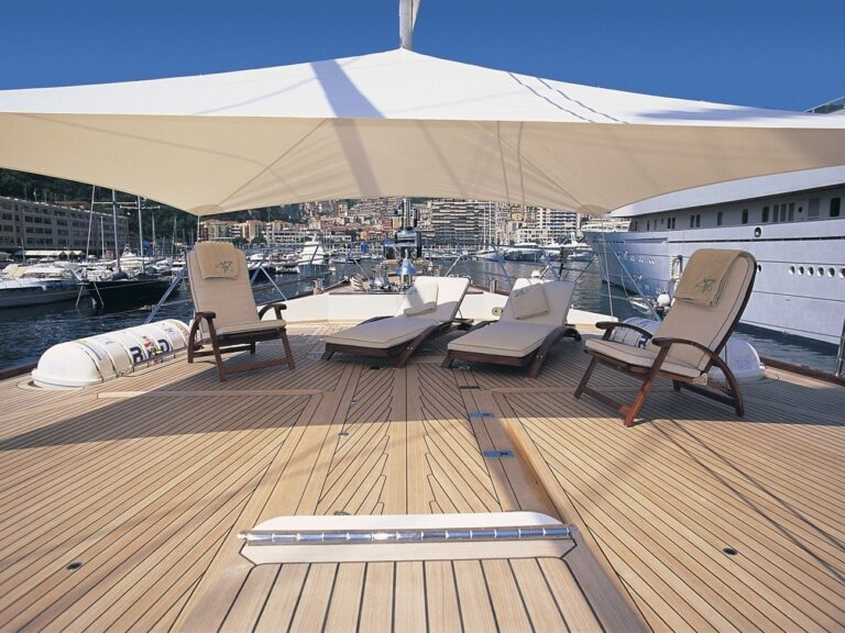 Sunshine Lounging On Board Yacht ATMOSPHERE