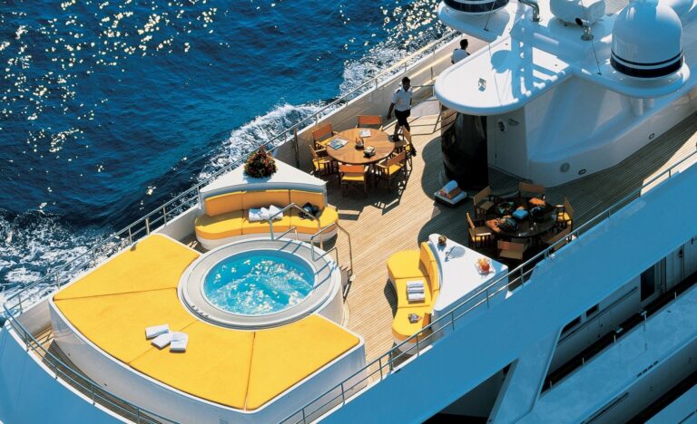 Aft Sun Deck On Board Yacht PASSION