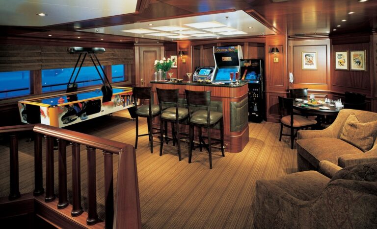Top Saloon With Games On Yacht PASSION