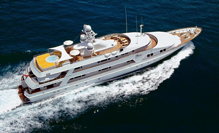 From Above: Yacht PASSION's Cruising Photograph