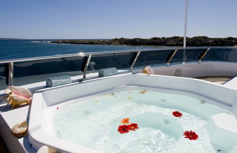 Jacuzzi Pool On Yacht TE MANU