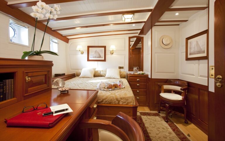 Main Master Cabin Aboard Yacht ELENA