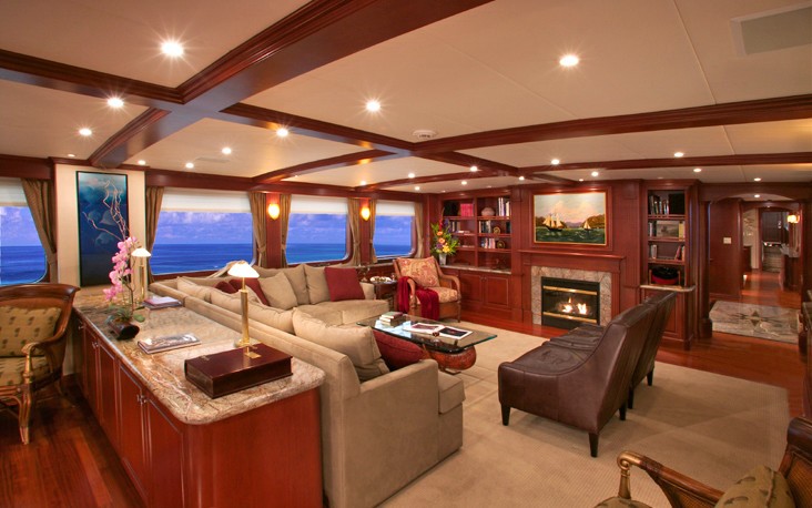 Saloon On Board Yacht STARGAZER