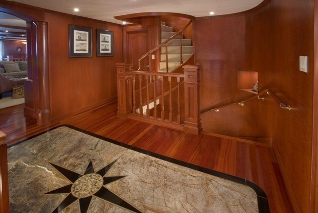 Staircase On Yacht STARGAZER
