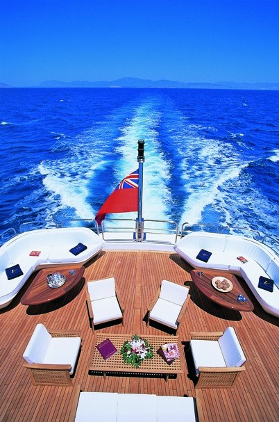Wake Aboard Yacht INSIGNIA