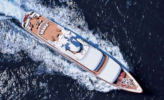Above Aspect Aboard Yacht INSIGNIA