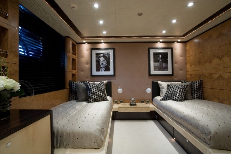 Twin Bed Cabin On Board Yacht SELENE