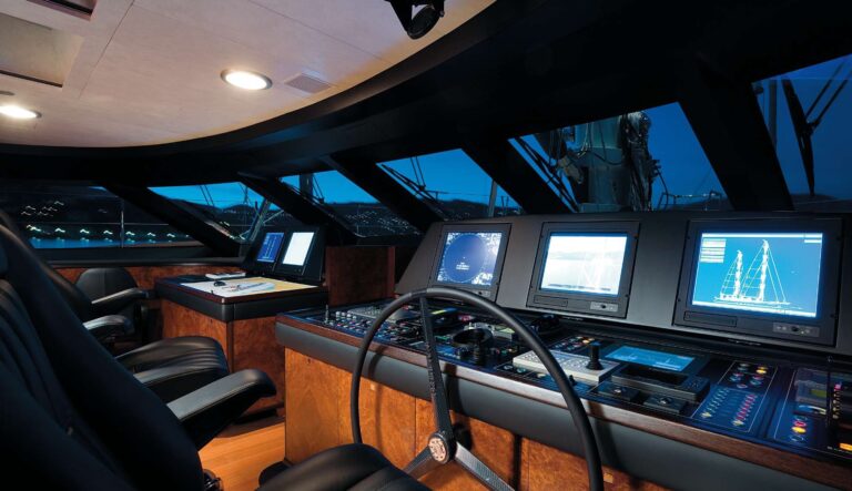 Evening: Yacht SELENE's Bridgedeck Photograph