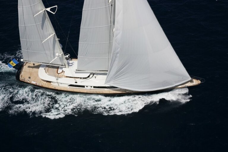 From Above Aspect: Yacht SELENE's Cruising Pictured