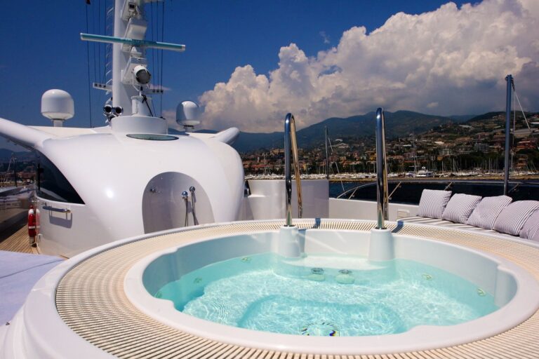 Jacuzzi Pool Aboard Yacht DIAMOND A