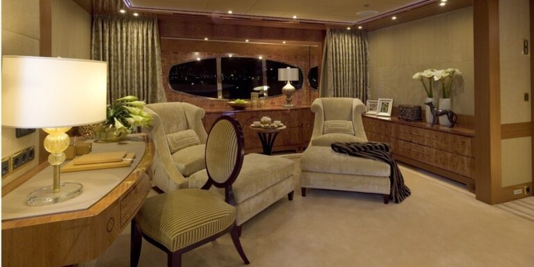 Main Master Cabin Lounging On Yacht LADY SHERIDAN