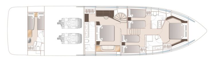 Lower deck layout